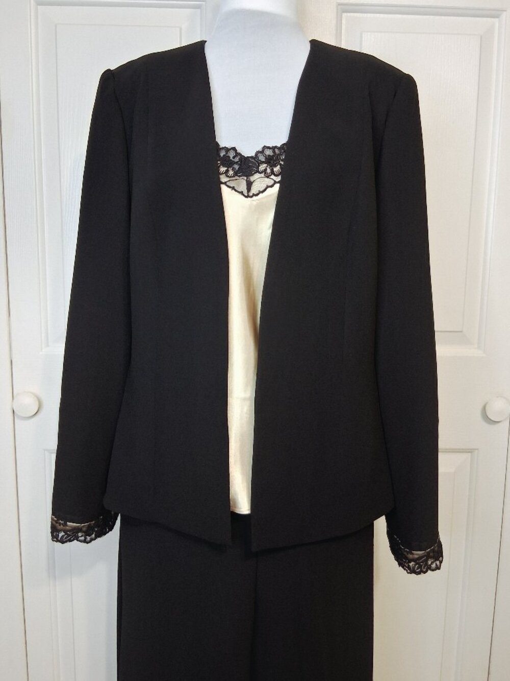 Studio One New York Vintage 3-Piece Evening Pant Suit Ensemble